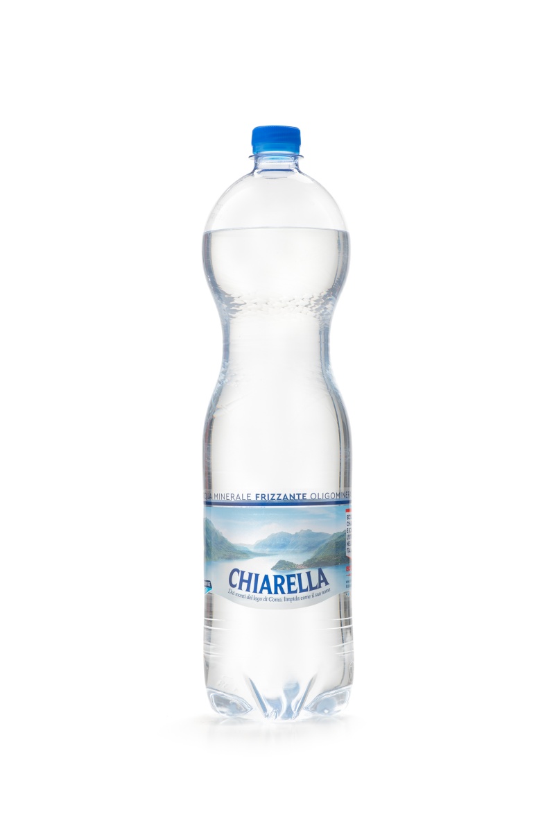 Минеральная вода Кьярелла, газированная, в пластиковой бутылке, 1.5л